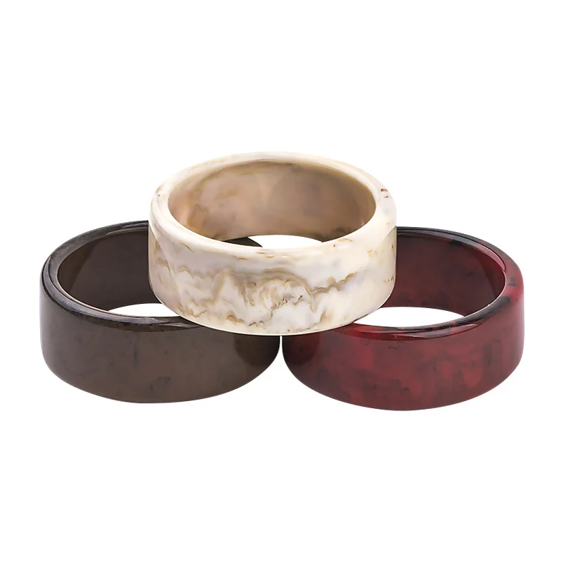 Classic Resin Cuff Fashion Bracelets Bangles for Women Red Acrylic Balck Spot Bracelets Female Wedding Gifts Charm New Jewelry (2)