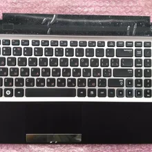Русская раскладка RU новая клавиатура для ноутбука с тачпадом Упор для рук для samsung NP300V5A NP305V5A 300V5A BA75-03317D