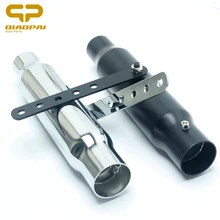 Refit Chrome Escape Exhaust Systems Muffler Vintage Motorcycle Exhaust Pipe Silver Black for Harley-Davidson Motorcycle Retro