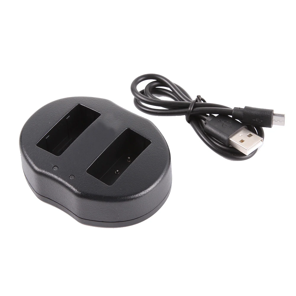 Usb Dual Channel Caricabatteria Per Canon Lp-E17 M3 760D 750D Rebel T6S T6I