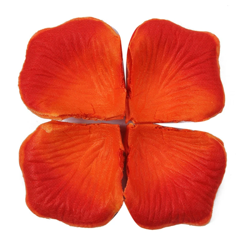 100pcs/pack Romantic Artificial Rose Flower Silk Rose Petals for Party Event Valentines Day Wedding Decoration Favors