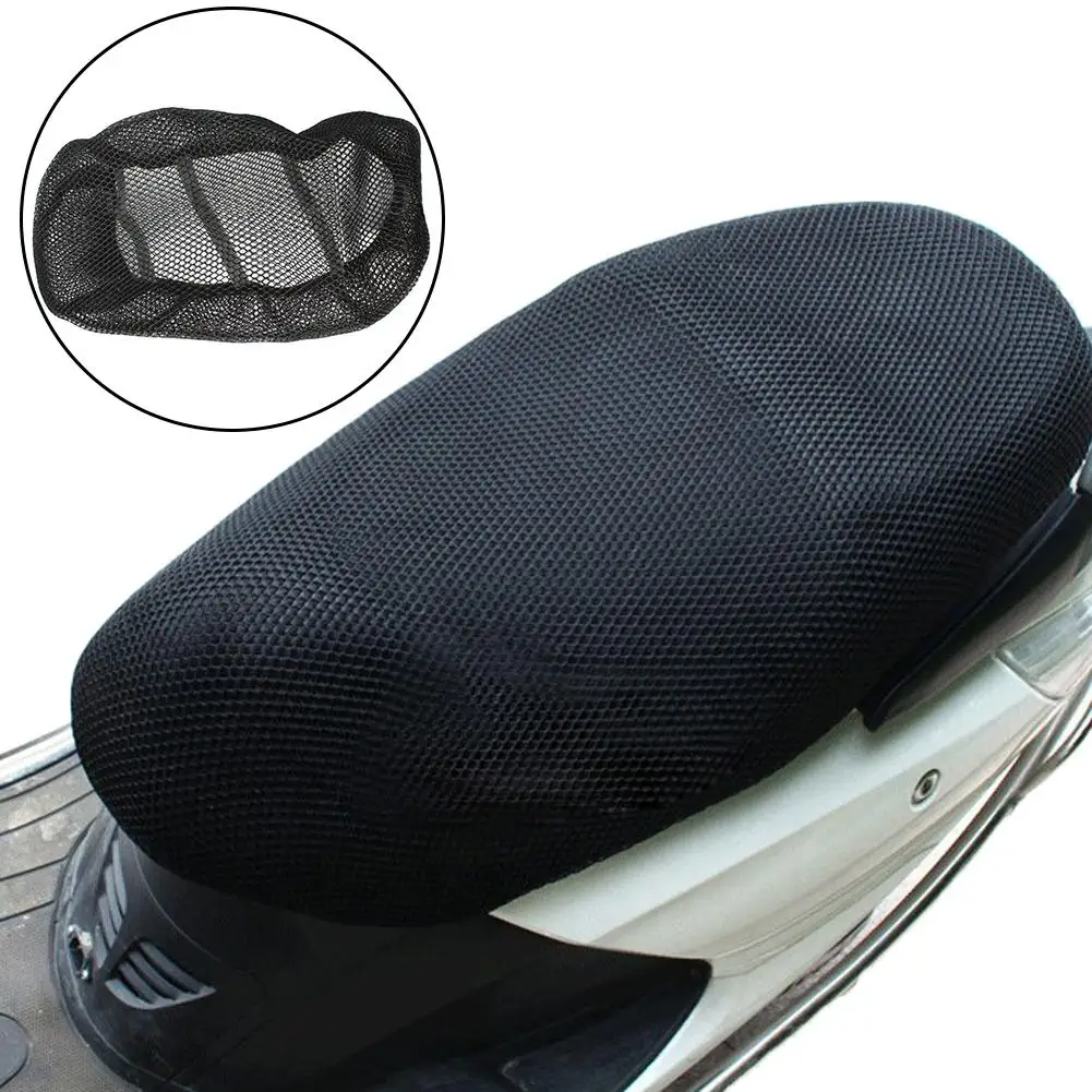 

Motorcycle Electric Bike Sunscreen Seat Cover Mesh Breathable Waterproof Cushion