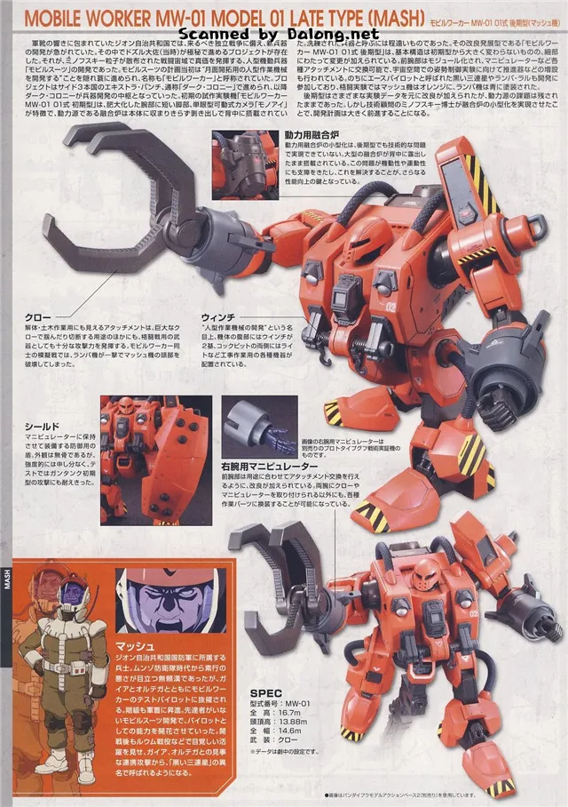 100 Genuine Bandai 1 144 Hg Gto 006 Mobile Worker Mw 01 Model 01 Late Type Mash Assembled Gundam Model Robot Gunpla Model Clothe Model Model Remy Hairmodel Fabric Aliexpress