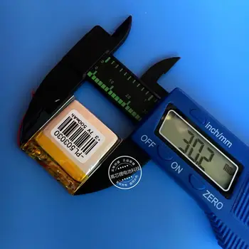 

3.7V polymer lithium battery, 503030 recorder, electronic dog plug-in, speaker, wireless headset, 500mAh mail Rechargeable Li-io