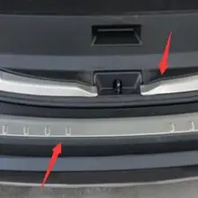 Для Toyota RAV4 2013 автомобильный Стайлинг из нержавеющей стали Задняя накладка на бампер порог для багажника крышка наклейка