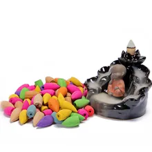 1/10/20/30 вещи, Цветочная расцветка, Ладан красочные аромат башня для благовоний смешанный запах ароматерапия свежий воздух ароматическая Специя