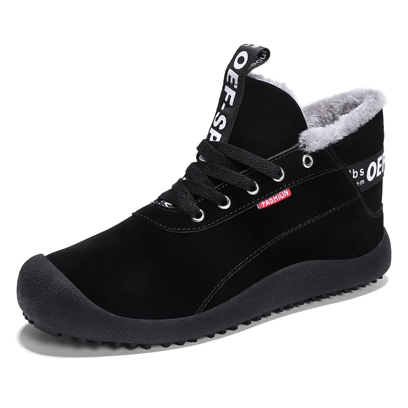 Men Boots Winter Large Size 46 47 48 High Men's Cotton Boots Thickening ...