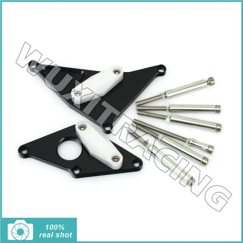 

BIKINGBOY 1 Set CNC Guard Case Cover Protector Engine Frame Slider Crash Pads for Suzuki SV650 SV 650 2016 16