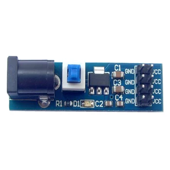 

5 PCS AMS1117 3.3V AMS1117-3.3 Power Supply Module Self-locking Switch Output Voltage Interface Power Indicator DC Jack Module