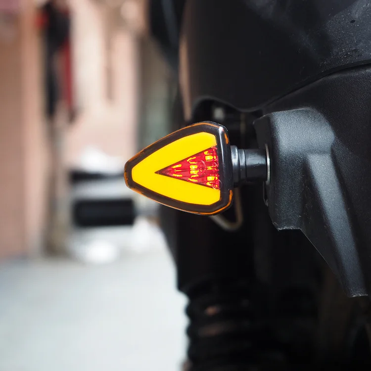 2 шт. мотоциклетный указатель поворота световой индикатор угловая лампа светодиодный фонарь рулевого управления для мото аксессуар практичный