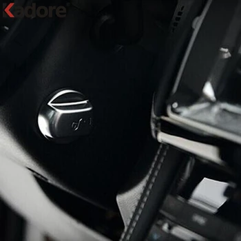 

For Jaguar F-PACE 2016 2017 2018 Steering Wheel Adjustment Button Knob Cover Cap ABS Matte Interior Parts Car Trims Accessories