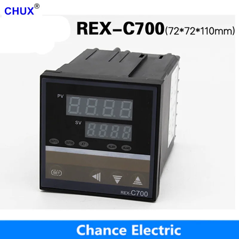

REX-C700 Digital Temperature Controller 0-400 Degree Thermostat Switch Thermocouple Input Relay Output SSR Output AC 220V