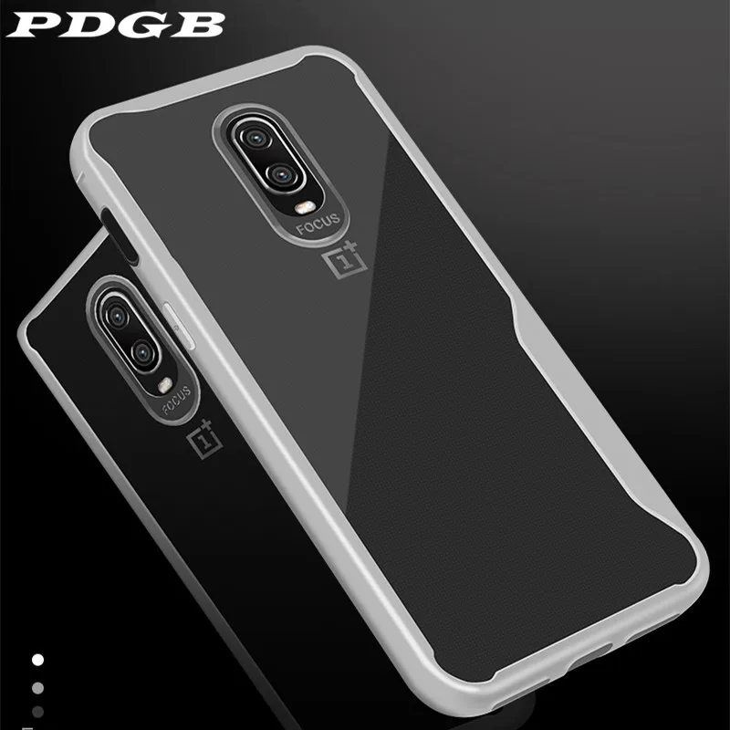 Прочный прозрачный чехол из ТПУ PDGB для OnePlus 6 T Mclaren One Plus Мягкий защитный