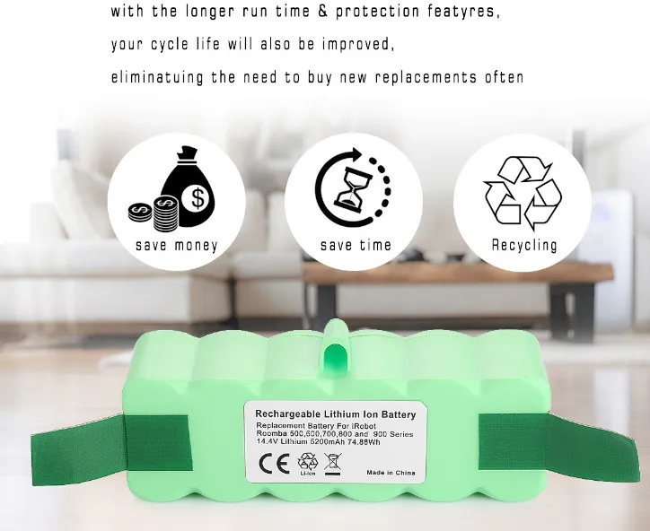 roomba 800 battery replacement