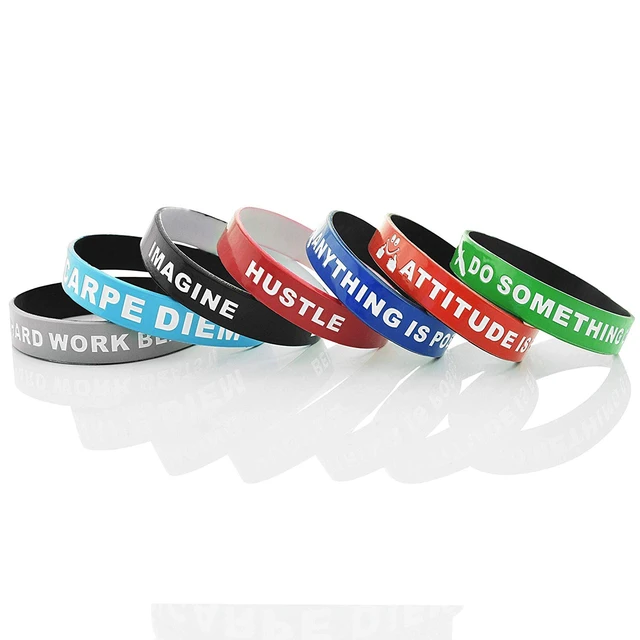 700pcs Custom Silicone Rubber Bracelet For Men Women And Teens