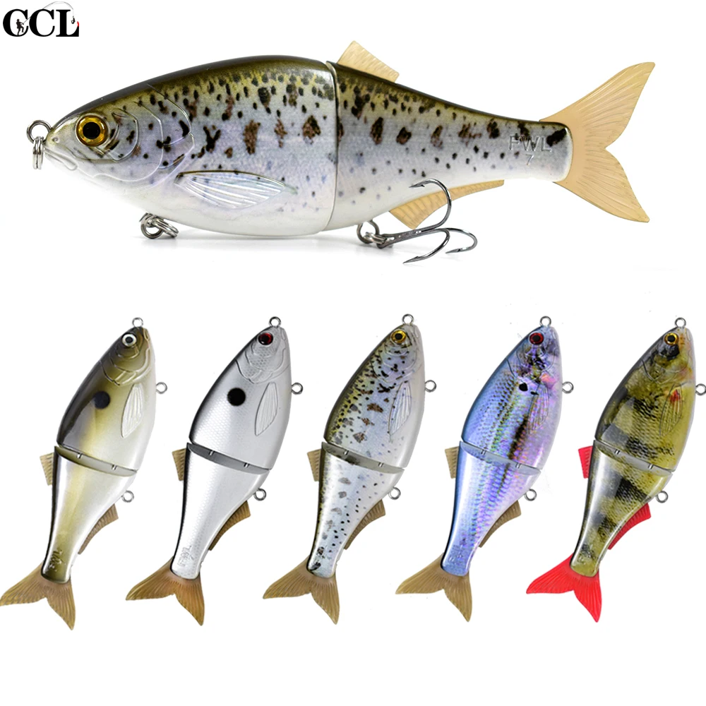 6 дюймов 51 г Glide Shad плавающая приманка жесткие пластиковые реальные цвета