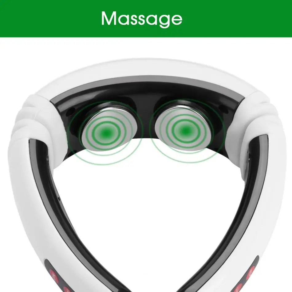 Электрический импульс магнитный массажер для шеи лечение шейного отдела плечо Расслабление здоровье массажные инструменты