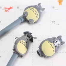 1 шт./ милые животные Kawaii Тоторо кошка узор 0,7 мм черные чернила гелевые ручки для письма офисные школьные Канцтовары