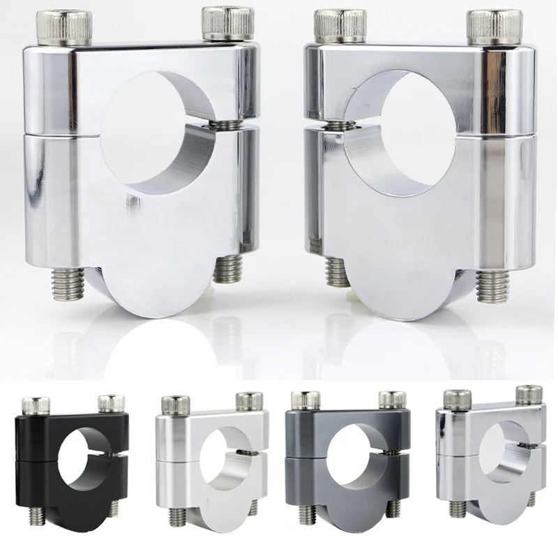 

28mm 1 1/8" Handlebar Fat Bar Risers Clamps Aluminum For Honda CBF 125NA CBF 300NA VFR1200X Crosstourer CRF1000L CTX700 CTX1300