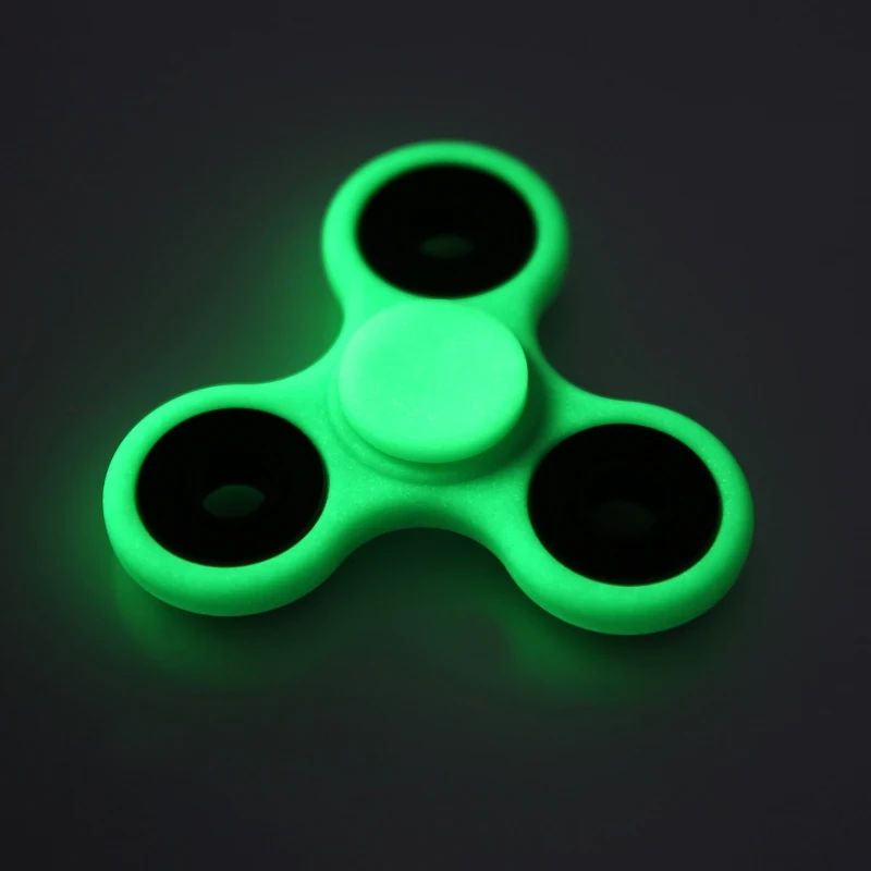 Light in Dark Finger Spinner Fidget Plastic EDC Hand Spinner For Autism and ADHD Toys Light in Dark Finger Spinner Fidget Plastic EDC Hand Spinner For Autism and ADHD Toys