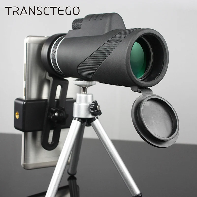 

40x60 HD Monocular Telescope High Power Low Light Night Vision BAK4 Spotting Scopes Mobile Phone Monocular Telescope For Hunting
