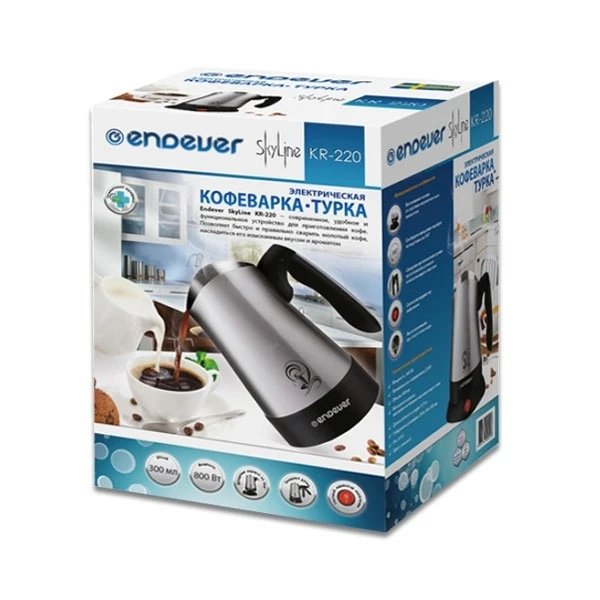 Электрическая кофеварка-турка ENDEVER Skyline KR-220 (800 Вт, 0.3 л)