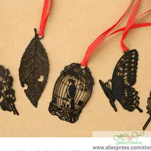 1 шт./партия металлическая, для книги, полая черная серия, лучший подарок для чтения, бумажный зажим, держатель для страниц, офис, школа, papelaria