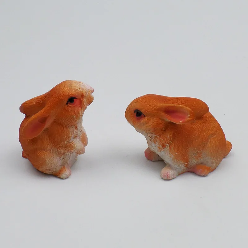 Rabbit Miniature Figurines (8)