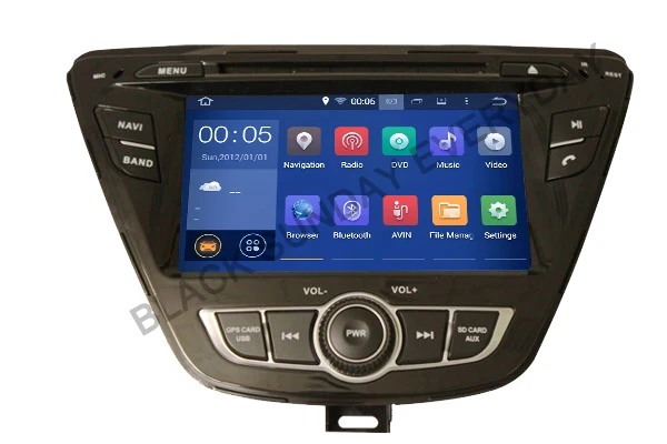 Автомобильный DVD-плеер на Android 10 GPS-навигация для Hyundai Elantra(MD)2014-2016 Avante(MD) головное