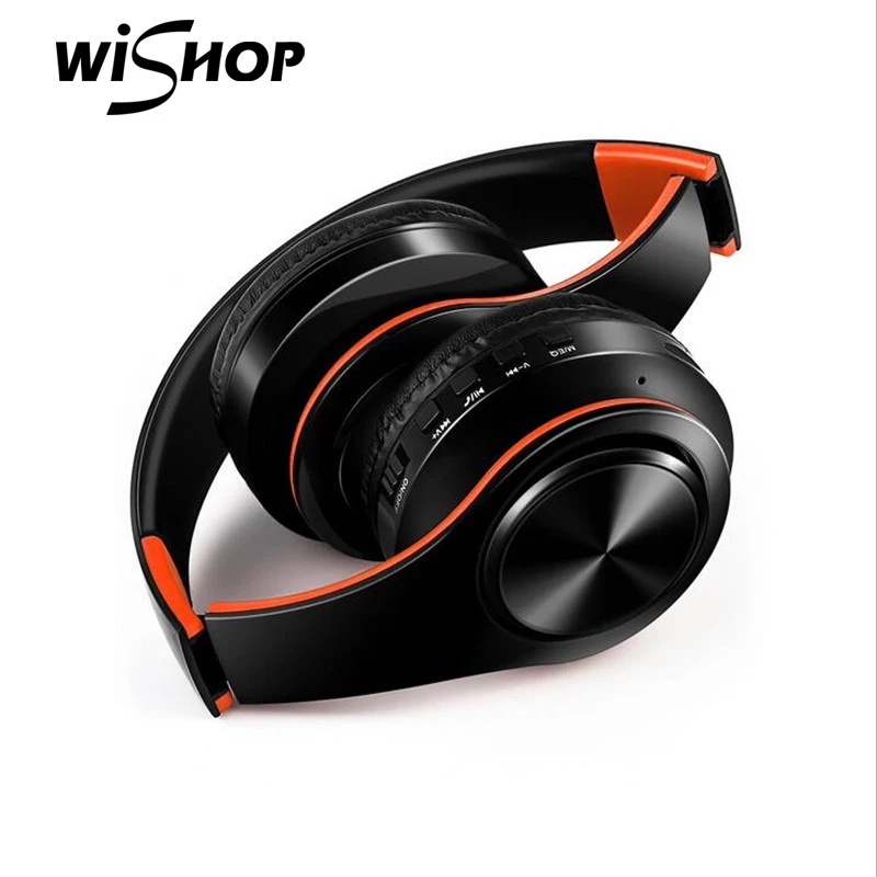 

Latest Bluetooth Headphones Wireless Stereo Headsets earbuds with Mic Support TF Card FM Radio for iPhone Samsung