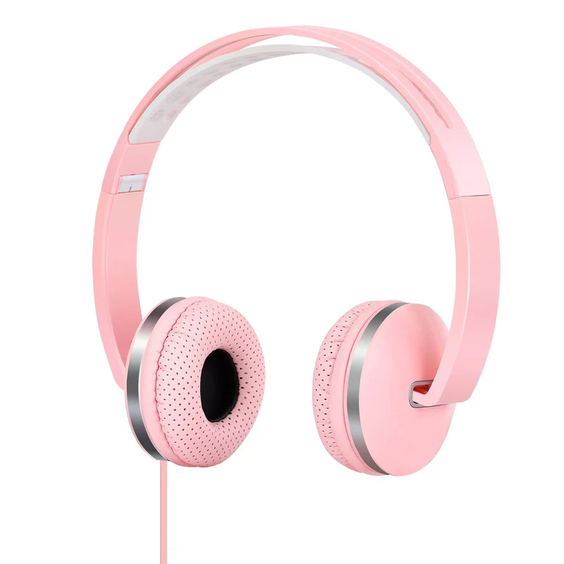 Mode Neue Nette Kopfhörer für Mädchen Kinder Sport Headset Stereo Musik Kopfhörer mit Micphone für iPhone Samsung Xiaomi Computer Preise