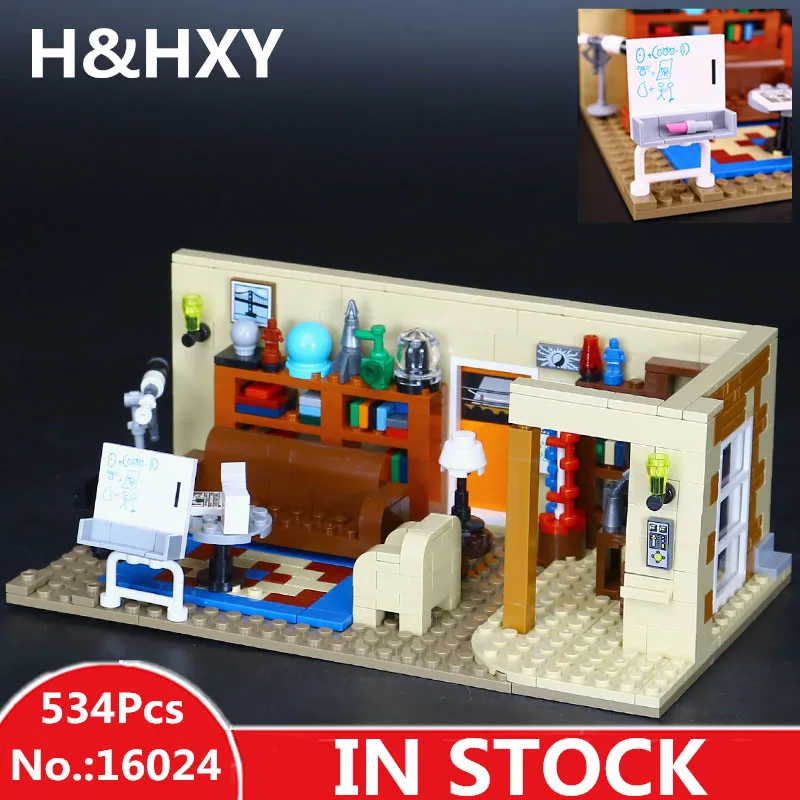 

IN STOCK H&HXY 16024 534Pcs Genuine IDEA Series The Big Bang Set action figures LEPIN Building Blocks Brick fun Toys For Gift
