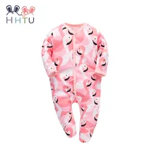 HHTU Baby Romper for Boys Girls Newborn cotton Long Sleeves baby clothes Infant Jumpsuit Baby Clothing Pajamas Spring Autumn long sleeves baby boys infant jumpsuit summer baby clothing fashion gentleman bow triangle romper bebe newborn body baby clothes
