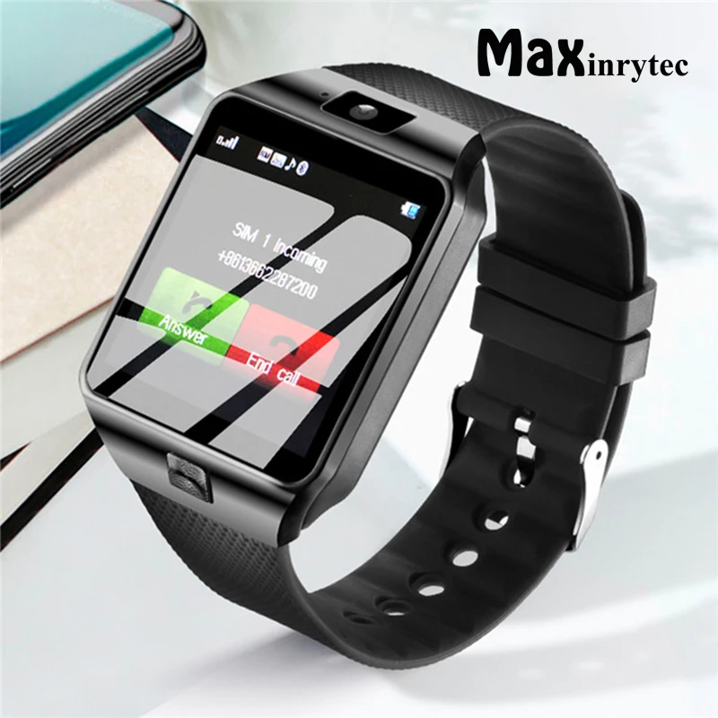 DZ09 Smart Watch font b Phone b font Passometer Support SIM TF Card Smart Watch Men