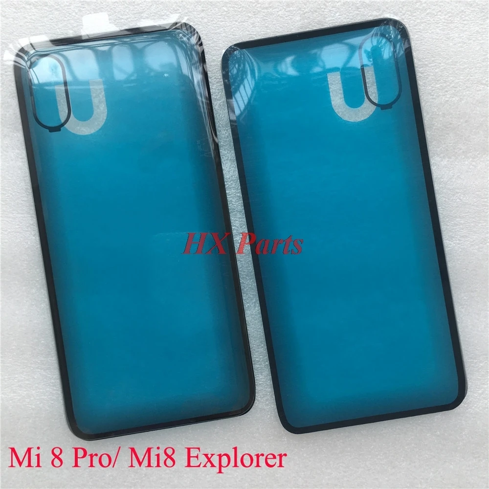 10 шт. mi 8 Pro корпус батареи для Xiaomi mi 8 Pro/mi 8 Explorer задняя дверь стекло задняя крышка мобильного телефона запасные части чехол