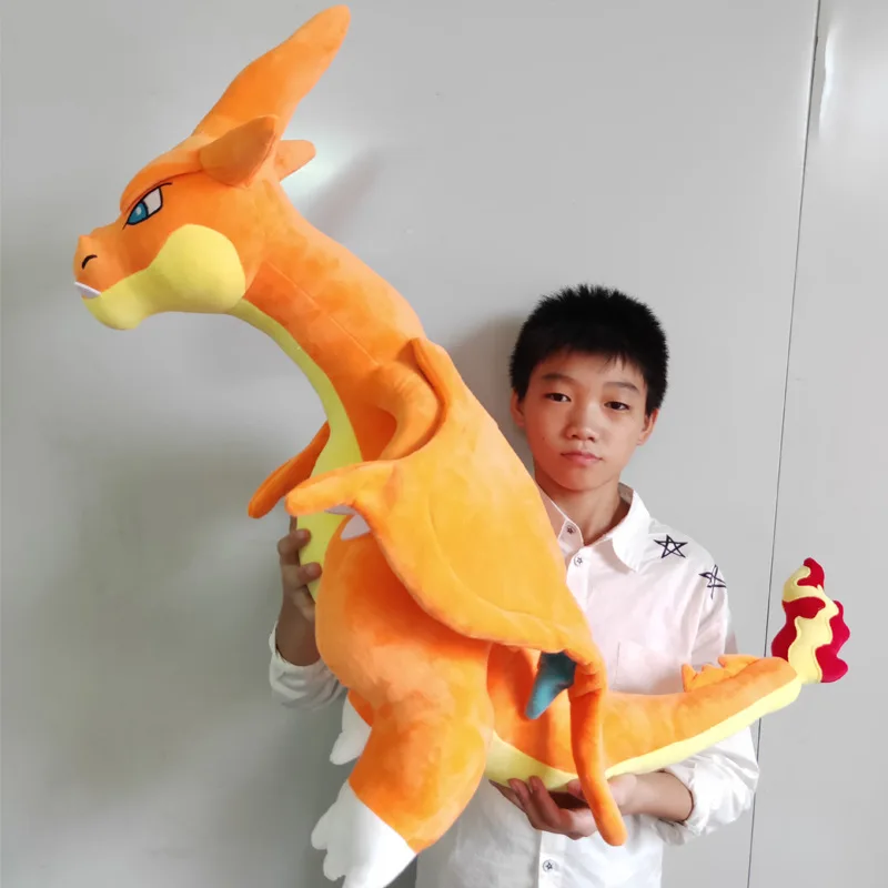 

big size 60cm million evolution Charizard XYversion yellow cool good quality Positive energy collection doll Christmas gift kid