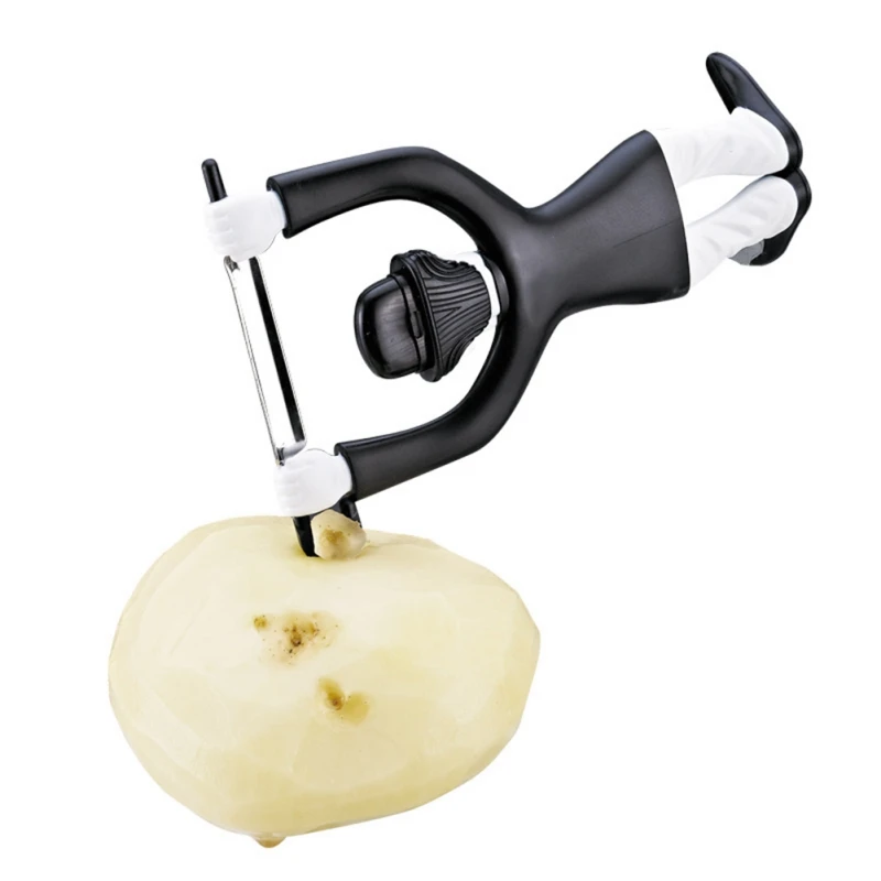 Нержавеющая сталь Multi-function Smooth/serrated Thin Peel Peeler подражать Chaplin модель для кухни фрукты овощи очищенные