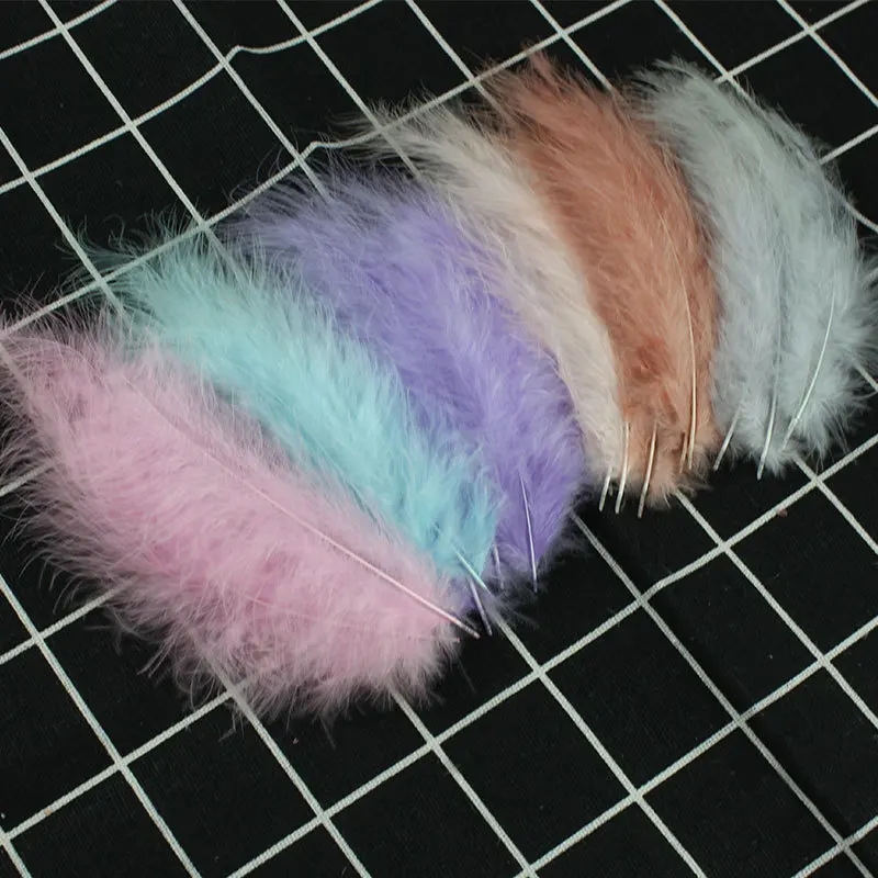 

1 PACKAGE(100pcs) 10-15cm turkey feathers for DIY Dream catcher Handmade materials Pointed tail feathers gift box filler