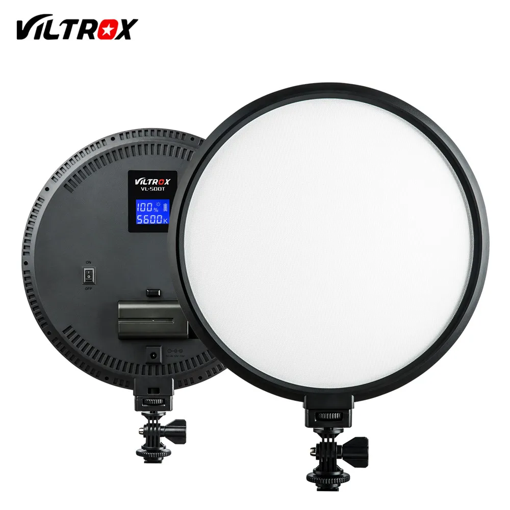 Viltrox VL 500T 25W LED Video Ring Studio Light Lamp Slim