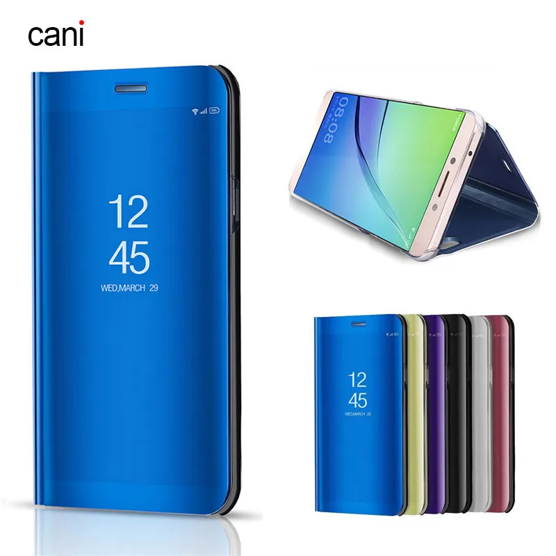 Чехол Smart Case для huawei Honor 8 9 10 7C 9i V10 lite играть Y5 Y6 Y9 Y7 флип стенд зеркало чехол