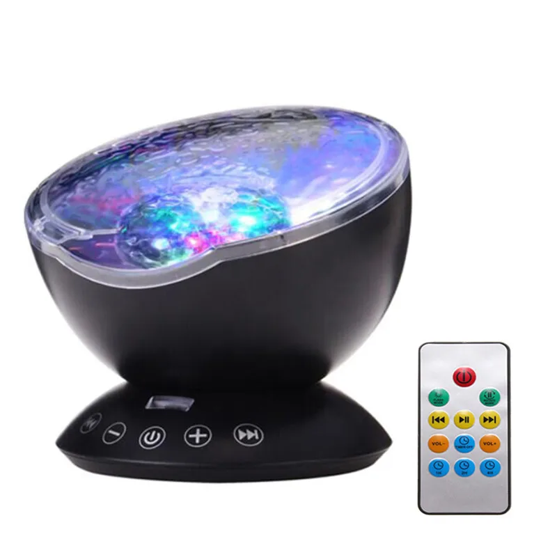 

DC5V Ocean Wave LED Night Light Projector Luminaria Novelty Lamp USB Lamp Nightlight Illusion For Baby Children