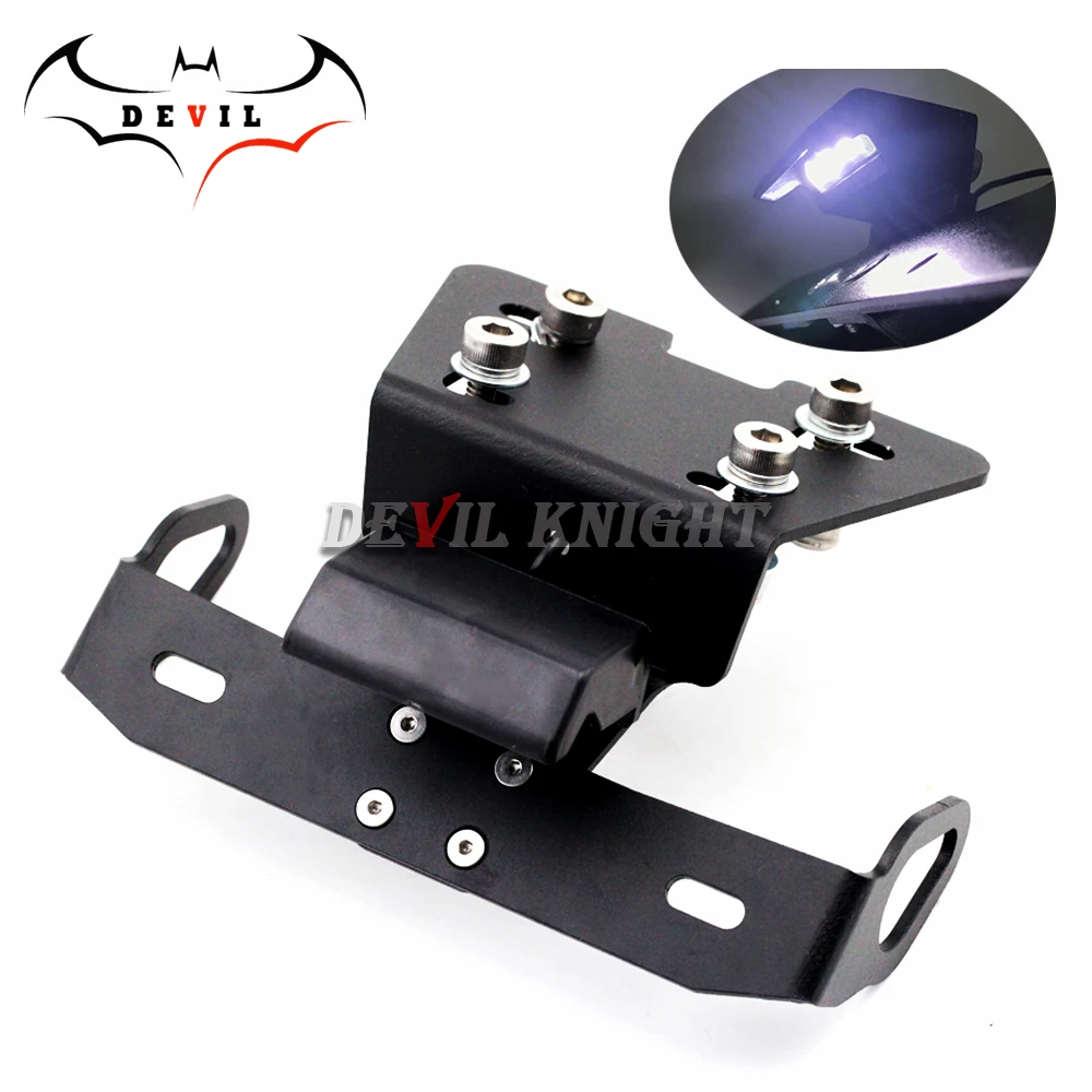 

Registration License Plate Holder LED Light For YAMAHA XJ6 /DIVERSION/F FZ6R 2009-2017 Motorcycle Tail Tidy Fender Eliminator 4.