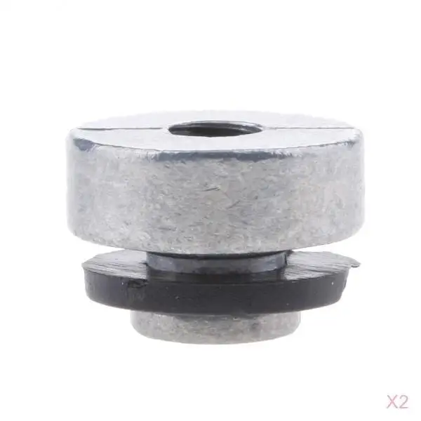 2 Pieces 1/4-20 Motorcycle Rear Fender Seat Nut for Harley Sportster Street Bob Softail 1996-2017 Easy Grip Quick Release