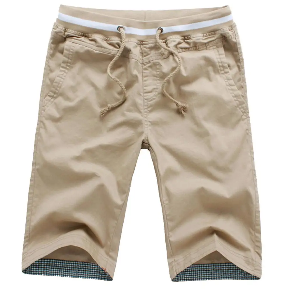 Несколько цветов Повседневное Для мужчин сплошной Цвет шорты Спорт на открытом воздухе пляжные шорты джоггеры шнурок пятой