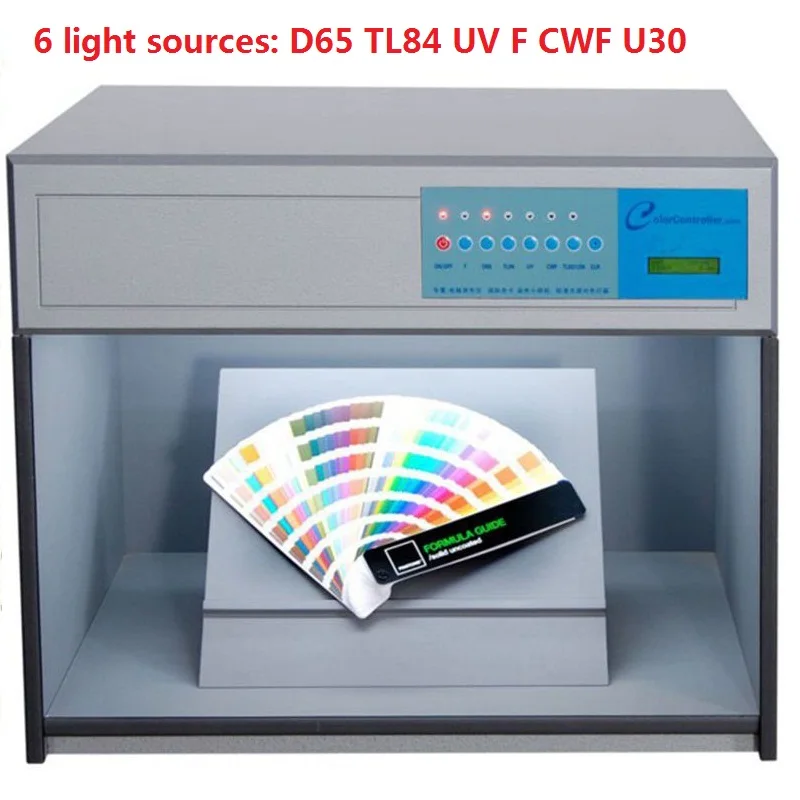 Шкафчик с 6 подходящими цветами источниками света: D65 TL84 UV F CWF U30 110 в/220 в шкафчик
