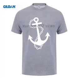 Возьмите EnjoytheSpirit Marineblauw Ронде Hal Mannen футболка Zeevaartanker Grafische afdrrukken футболка зомер режим Streewear