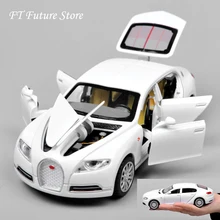 Modelo de coche barato 1:32 Galibier Bugatti Veyron, modelos de aleación fundido, Colección Brinquedos, juguetes extraíbles para niños, muestra de regalos