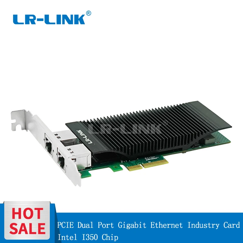 LR-LINK 2003PT Gigabit Ethernet RJ45 промышленное применение PCI Express Dual Порты и разъёмы Сетевой карты сетевой адаптер Intel I350 NIC