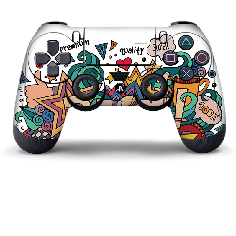 Защитная крышка-лягушка для PS4 контроллера для Playstation 4 Pro Slim Decal аксессуары 15 видов стилей