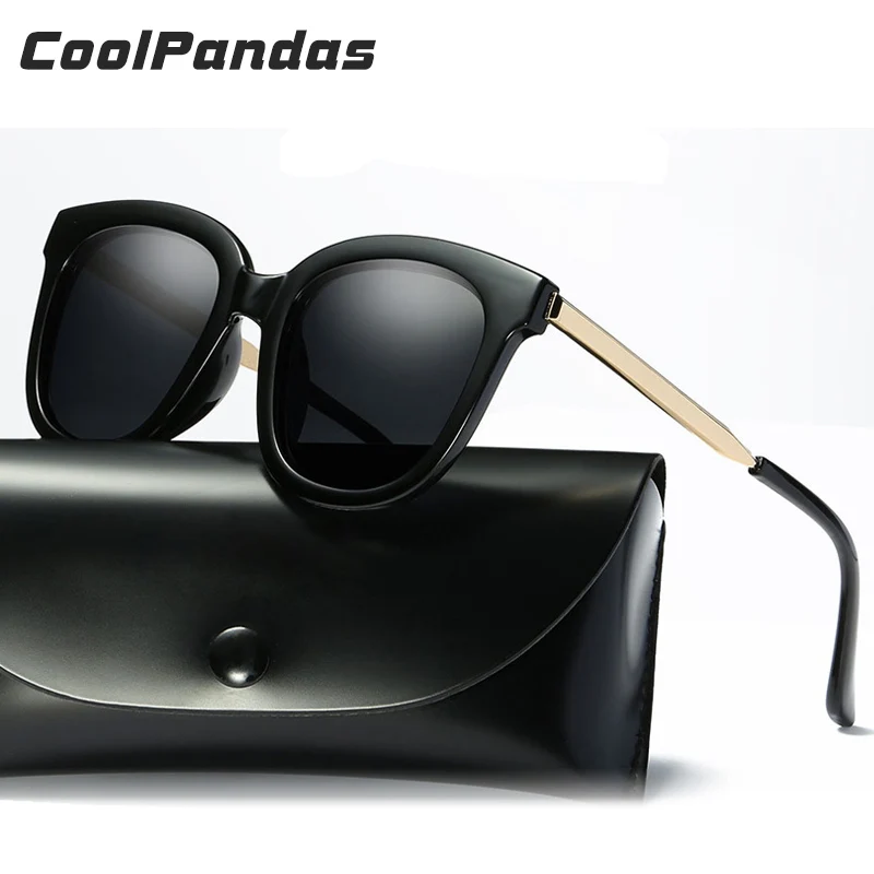 2018 Coolpandas брендовая Дизайнерская обувь Круглые Женские солнцезащитные очки поляризационные модные Винтаж для женщин очки óculos очки для